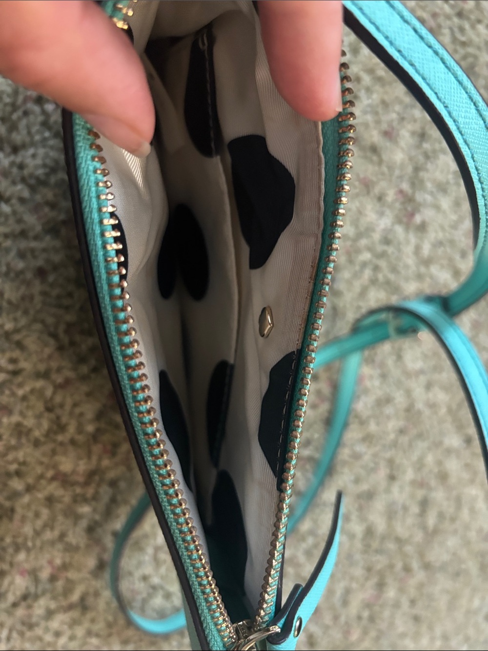 Kate Spade Cedar Street Tiffany Aqua Crossbody Bag - Picture 6 of 8
